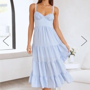 Blue Hello Molly Maxi Dress